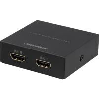 GREEN HOUSE GH-HSPG2-BK HDMIスプリッター USB給電 Input1+Output2ポート | PodPark Yahoo!店