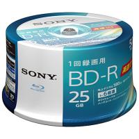 SONY(VAIO) 50BNR1VJPP6 ビデオ用BD-R 追記型 片面1層25GB 6倍速 ホワイトワイドプリンタブル 50枚スピンドル | PodPark Yahoo!店
