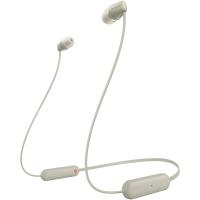 SONY(VAIO) WI-C100/C ワイヤレスステレオヘッドセット ベージュ | PodPark Yahoo!店