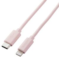 ELECOM U2C-APCL10PN USB-C to Lightningケーブル/ 1.0m/ ピンク | PodPark Yahoo!店