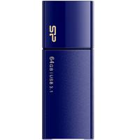 シリコンパワー SP064GBUF3B05V1D USB3.0フラッシュメモリ Blaze B05 Series 64GB ネイビー スライド式 | PodPark Yahoo!店