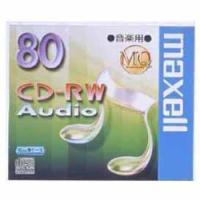 Maxell CDRWA80MQ.1TP 音楽専用CD-RWメディア 80分 1枚ケース入り | PodPark Yahoo!店