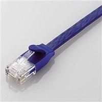 ELECOM LD-GFA/BM15 CAT6A準拠 GigabitフラットLANケーブル 15m(ブルーメタリック) | PodPark Yahoo!店