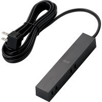ELECOM AVT-D3-2425BK デザインタップ/ roo`t/ 4個口/ 2.5m/ ブラック | PodPark Yahoo!店
