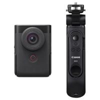 Canon 5947C013 ビデオカメラ PowerShot V10 BK（ブラック） トライポッドグリップキット | PodPark Yahoo!店