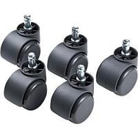 サンワサプライ SNC-CASTGY OAチェア用ウレタンキャスター（グレー・5個入り） | PodPark Yahoo!店