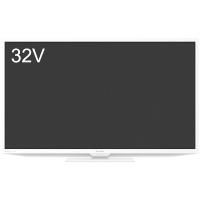 SHARP 2T-C32DE-W 32V型地上・BS・110度CSデジタルハイビジョン液晶テレビ 外付HDD対応 ホワイト系 | PodPark Yahoo!店