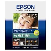 EPSON K6G50PSKR 写真用紙&lt;光沢&gt; (六切/ 50枚) | PodPark Yahoo!店