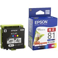 EPSON ICCL81 インクジェットプリンター用 インクカートリッジ（4色一体タイプ） | PodPark Yahoo!店