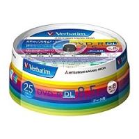 Verbatim DHR85HP25V1 DVD-R DL 8.5GB PCデータ用 8倍速対応 25枚スピンドルケース入り ワイド印刷可能 | PodPark Yahoo!店