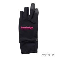 Pazdesign グローブ PGV-041 ライトゲームグローブ XL ブラック/ピンク | 釣具のポイント東日本 Yahoo!店