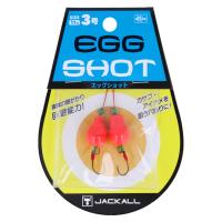 ジャッカル エッグショット 3号 ロックフィッシュレッド | 釣具のポイント東日本 Yahoo!店