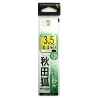 がまかつ 糸付 秋田キツネ 針3.5号-ハリス0.4号 茶 | 釣具のポイント東日本 Yahoo!店