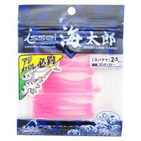 issei ワーム 海太郎 スパテラ 2.5インチ 008 ピンク(グロー) | 釣具のポイント東日本 Yahoo!店