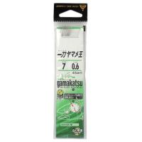 がまかつ 糸付 一刀ヤマメ王 針７号−ハリス０．６号 茶【ゆうパケット】 | 釣具のポイント