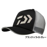 ダイワ キャップ DC-6221 ベーシックメッシュキャップ フリー ブラック×ライトグレー | 釣具のポイント