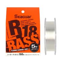 【現品限り】 クレハ合繊 シーガー Ｒ１８ ＢＡＳＳ １６０ｍ ５ｌｂ クリア | 釣具のポイント