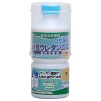 和信ペイント 水性ウレタンニス 透明クリヤー 300ml 屋内木部用 ウレタン樹脂配合 低臭・速乾 | POINT POP