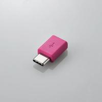 【正規代理店】 エレコム MPA-XMBFCMADNPN スマートフォン用USB変換アダプタ USB(microBメス)-USB(Cオス) ピンク | むさしのメディア