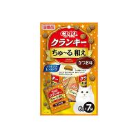 【3個セット】 いなばペットフード CIAO クランキー ちゅーる和え かつお味7袋 | むさしのメディア