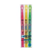 三菱鉛筆 PUS102T3C 蛍光ペン プロパスウインドウ 3色入り 商品は1点 ( 個 ) の価格になります。 | むさしのメディア