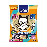 【 送料無料 】 ニオイをとるおから砂5L ライオン商事 ( 株 ) 猫砂 猫 ネコ ねこ キャット cat ニャンちゃん ※価格は1個のお値段です | むさしのメディア