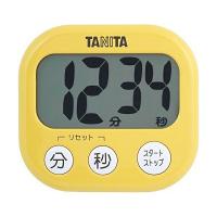 【5個セット】 タニタ TD-384-MY キッチン タイマー マグネット付き 大画面 100分 イエロー TD-384 MY でか見えタイマー Tanita TANITA | むさしのメディア