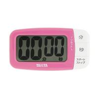 タニタ TD-394-PK キッチン タイマー マグネット付き 大画面 100分 ピンク TD-394 PK でか見えタイマー Tanita TANITA | むさしのメディア