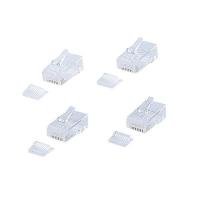 【 送料無料 】 サンワサプライ RJ-45コネクタ (より線 超フラットケーブル用) ADT-RJ45-10FN RJ-45コネクタ（より線・超フラットケーブル用・10個入り） | むさしのメディア