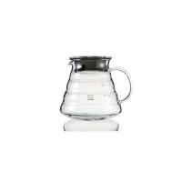 HARIO ハリオ V60レンジサーバー600クリア 透明ブラック 600ml 2-5杯用 コーヒードリップ 日本製 XGSR-60-TB | むさしのメディア