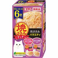 【3個セット】 いなばペットフード 焼ささみディナー 焼ささみバラエティ 50g×6袋 | むさしのメディア