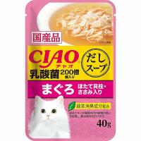 【3個セット】 いなばペットフード CIAOスープ 乳酸菌入り まぐろ ほたて貝柱・ささみ入り 40g IC-220 | むさしのメディア