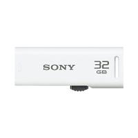 SONY スライドアップ USBメモリー ポケットビット 32GB キャップレス ホワイト | むさしのメディア