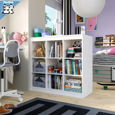 IKEAトロファスト収納ボックス、板付き TROFAST トロファスト 収納コンビネーション 棚板付き, ホワイト