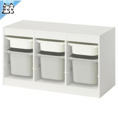 イケア オープンシェルフ（色：ホワイト系）｜ラック、シェルフ、本棚