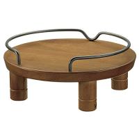 リッチェル ペット用 木製テーブル シングル ブラウン | ぽるぽるSHOP