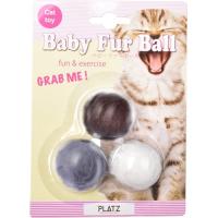 PLATZ PET SUPPLISES＆FUN（プラッツ） 猫用おもちゃ ベビーファーボール 3P | ぽるぽるSHOP