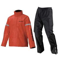 [KOMINE] バイク用 STDレインウェア RK-543 896 雨具 カッパ 03-543 メンズ レッド L | ぽるぽるSHOP