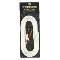 EXFORM iDJ SPLIT CABLE ヘッドホン出力用分岐ケーブル6.3-PX2-5M | ぽるぽるSHOP