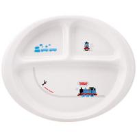 「 きかんしゃトーマス 」 線路 ランチプレート 皿 23cm 子供用 食器 白 662117 | ぽるぽるSHOP