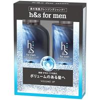 h&amp;s for men セット ボリュームアップ ポンプ シャンプー 370mL コンディショナー 370g 2個アソート | ぽるぽるSHOP