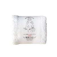 おぼろタオル 専顔タオルW ホワイト 約33x60cm ふんわり やわらか 肌への負担が少ない 吸水性 日本製 | ぽるぽるSHOP