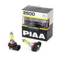 PIAA ヘッドライト・フォグランプ用 ハロゲン 2500K イエローバルブ 12V 35W H8 車検対応 2個入 HS508 | ぽるぽるSHOP