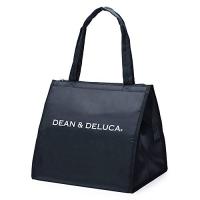DEAN&amp;DELUCA クーラーバッグ ブラックL 保冷バッグ ファスナー付き コンパクト お弁当 ランチバッグ | ぽるぽるSHOP