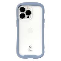 iFace Reflection iPhone 13 Pro ケース クリア 強化ガラス (ペールブルー)【アイフェイス アイフォン 13プロ カバー | ぽるぽるSHOP