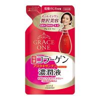 KOSE コーセー グレイスワン 濃潤液 (保湿液) 詰め替え 200ml +鼻用角栓パック1枚おまけ付き | ぽるぽるSHOP