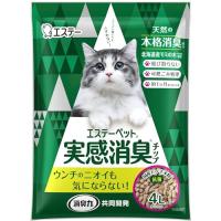 エステーペット 猫用 実感消臭 チップ 4L [システムトイレ 各社に使える] [消臭力]共同開発 猫 トイレ 猫砂 日本製 | ぽるぽるSHOP