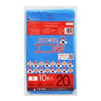ゴミ袋 20L 青 50x60cm 0.025mm厚 10枚 LN-21bara サンキョウプラテック | ポリスタジアムヤフー店