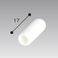 フック先端樹脂キャップ白 4Φ　L17mm　PVC・ホワイト【1個入】 | ポップギャラリー Yahoo!店