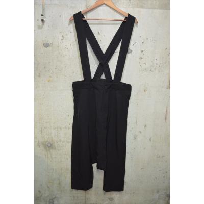 Black Comme des garçons ブラックサロペット コムデギャルソン サロペット ブラック コムデギャルソン サロペット